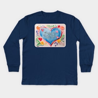 Mothers day, Words Straight from the Heart: A Child's Love for Mom, Mom Gift, Kids Long Sleeve T-Shirt